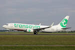 Transavia Airlines, PH-HBJ, Boeing B737-82R, msn: 40696/3295, 20.Mai 2023, AMS Amsterdam, Netherlands.