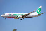 Transavia, PH-HSC, Boeing, B737-8K2, 24.06.2023, BRU, Brüssel, Belgien