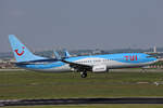 TUI Airlines Belgium, OO-TUP, Boeing B737-85P, msn: 33974/1610,  Destiny , 21.Mai 2023, BRU Brüssel, Belgium.