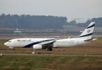 EL AL, Boeing B 737-86N, 4X-EKI, BER, 16.02.2024