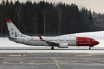 Norwegian Air Shuttle, LN-DYU, Boeing B737-8JP, msn: 39008/3725,  Jørn Utzon ,  Wireless internet on board , 25.Februar 2024, OSL Oslo, Norway.