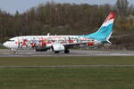 LuxAir Boeing 737-800 LX-LBA  Esch2022  c/s in Luxemburg am 06.04.2024