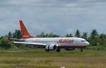 JEJU Air, Boeing 737-8K5 (WL), HL8322, Bohol Panglao International Airport (TAG/RPSP), 27.4.2025