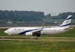 EL AL, Boeing B 737-8HX, 4X-EKF, BER, 02.05.2025