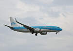 KLM, Boeing B 737-8K2, PH-BCD, BER, 02.05.2025