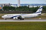 4X-EKT , El Al Israel Airlines , Boeing 737-8BK(WL) , München ,  Franz Josef Strauß  , 26.05.2025