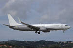 Fly4 Airlines, EI-FFA, Boeing B737-8K5, msn: 38097/3548, 23.Mai 2025, CFU Corfu, Greece.