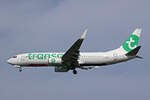Transavia France, F-HTVT, Boeing B737-86J, msn: 37767/4065, 24.Mai 2025, CFU Corfu, Greece.