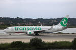 Transavia France, F-HUYO, Boeing B737-82R, msn: 40013/5300, 23.Mai 2025, CFU Corfu, Greece.