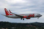 Jet2, G-GDFC, Boeing B737-8K2, msn: 28375/85, 25.Mai 2025, CFU Corfu, Greece.