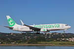 Transavia Airlines, PH-HXG, Boeing B737-8K2, msn: 41355/6340, 27.Mai 2025, CFU Corfu, Greece.