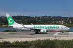 Transavia Airlines, PH-HXG, Boeing B737-8K2, msn: 41355/6340, 27.Mai 2025, CFU Corfu, Greece.