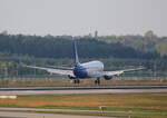 Jettime, Boeing B 737-8U3, OY-JZO, BER, 21.09.2025