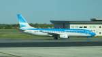 Am 22.3.2013 rollte diese Boeing 737-800 mit der Kennung  LV-CTC in Buenos Aires an mir vorbei. Argentinas Aerolineas