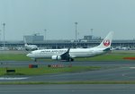 Japan Airlines (JAL), JA314J, Boeing 737-800, Tokyo International Airport (HND), 28.5.2016