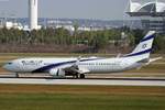El Al Israel Airlines, 4X-EHC, Boeing, 737-958 ER wl,  833 , MUC-EDDM, München, 20.08.2018, Germany