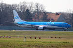 KLM, Boeing B 737-9K2, PH-BXP, TXL, 05.03.2020