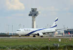 El Al, Boeing B 737-958, 4X-EHB, BER, 06.08.2021