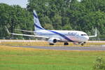 4X-EHA , El Al Israel Airlines , Boeing 737-958ER(WL) , Berlin-Brandenburg  Willy Brandt  , BER , 18.05.2022 ,