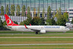 THY Turkish Airlines, TC-JYP, Boeing B737-9F2ER, msn: 42014/5471,  Çatalca , 11.September 2022, MUC München, Germany.