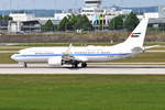 A6-MRM Dubai Air Wing - Royal Flight Boeing 737-8EC(BBJ2)  , MUC , 10.05.2018