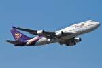 Take off B747/Thai Air/Frankfurt/Fra/07.03.2010.