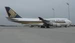 Singapore Airlines Boeing 747-412 9V-SMU Flughafen Mnchen 18.04.2010
