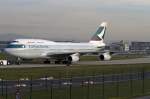 Cathay Pacific Airways, B-HOX, Boeing, B747-467, 29.04.2010, FRA, Frankfurt, Germany       