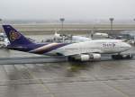 Thai Airways International, HS-TGP, Boeing 747-400  Thepprasit , 2010.01.19, FRA-EDDF, Frankfurt, Germany 

