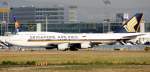Singapore Airlines Boeing 747 Flughafen Frankfurt am main 20.05.2011
