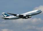 Cathay Pacific, B-HOS, Boeing 747-400, 02.08.2011, FRA-EDDF, Frankfurt, Germany     