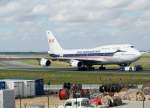 Thai Airways International, HS-TGP  Thepprasit , Boeing 747-400 (Retro-Lackierung), 10.09.2011, FRA-EDDF, Frankfurt, Germany
