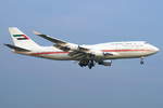Dubai Air Wing, Boeing B747-422 A6-HRM, cn(MSN): 26903, 
Zürich-Kloten Airport, 21.01.2019.