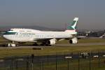 Cathay Pacific Airways, B-HOY, Boeing, B747-467, 23.08.2012, FRA, Frankfurt, Germany           