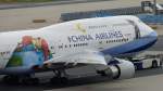 Boeing 747-409 von China Airlines am 22.06.2013 in Frankfurt. Die Kennung lautet B-18203