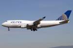 United Airlines, N180UA, Boeing, B747-422, 16.08.2013, FRA, Frankfurt, Germany          