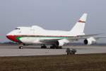 Oman Royal Flight / Boeing 747SP-27 / A4O-SO / 21.03.2015