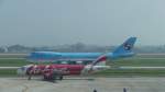 Am 14.4.2015 habe ich HS-ABN von Air Asia A320 und HL7605 von Korean Air- Boeing 747-F in Hanoi gesehen.