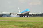 KLM, PH-BFE,(c/n 24201),Boeing 747-406,03.09.2016, AMS-EHAM, Amsterdam-Schiphol, Niederlande (Named: City of Melbourne) 