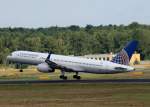 Continental Airlines B 757-224(WL) N18112 beim Start in Berlin-Tegel am 26.07.2009