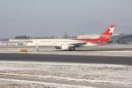 Nordwind Airlines Boeing 757-2Q8 VQ-BAK Flugahfen Salzburg 10.01.2009