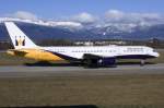 Monarch, G-MONJ, Boeing, B757-2T7, 02.01.2010, GVA, Geneve, Switzerland       