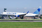 United Airlines Boeing 757-200 N19136 am 28.07.2024 in Br�ssel