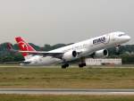 NWA B757-200 N536US beim Takeoff auf 05R in DUS / EDDL / Düsseldorf am 23.07.2007
