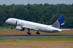 N17139 United Airlines Boeing 757-224 (WL)    Start in Tegel 13.06.2014