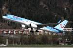 Thomson B757-200 G-00BH beim Takeoff auf 26 in INN / LOWI / Innsbruck am 29.03.2014