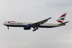 British Airways, G-BZHB, Boeing, 767-336ER, 01.04.2017, FRA, Frankfurt, Germany       