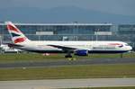 British Airways Boeing B767-336(ER) G-BNWZ, cn(MSN): 25733,
Frankfurt Rhein-Main International, 25.05.2017.