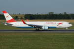 Austrian Airlines Boeing B767-3Z9(ER)(WL) OE-LAE  Wiener Sängerknaben , cn(MSN): 30383,
Wien Schwechat, 23.08.2017.