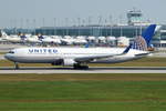 United Airlines Boeing B767-322(ER)(WL) N671UA, cn(MSN): 30026,
Flughafen München, 20.08.2018.